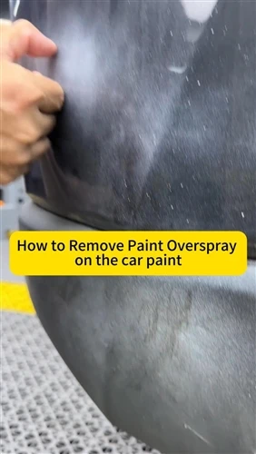 How to Remove Paint Overspray on Car Paint?